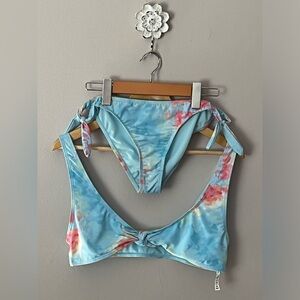 Women’s Skinny dip by Melissa 2 Piece Knot Ties Bikini Bathing Suit NWOT 👙